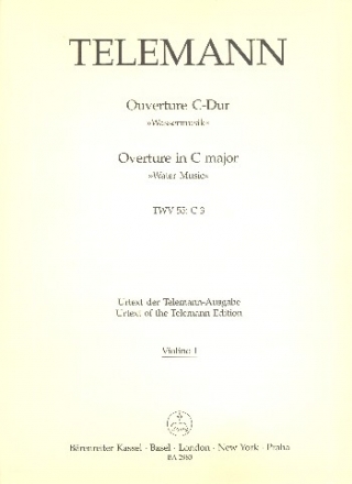 Ouvertre C-Dur fr Orchester Violine 1