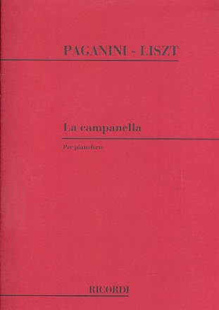 La campanella per pianoforte