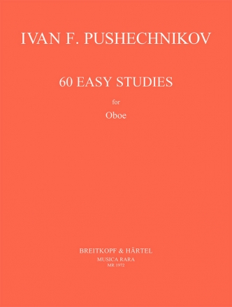 60 easy Studies for oboe