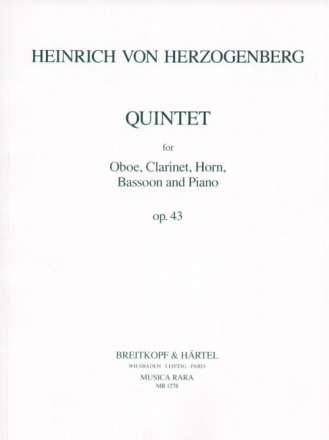 Quintett Es-Dur fr Oboe, Klarinette, Horn, Fagott und Klavier