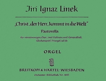 Christ der Herr kommt in die Welt fr gem Chor und Orchester Orgel