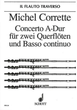 Concerto A-Dur op.3,3 fr 2 Flten und Bc