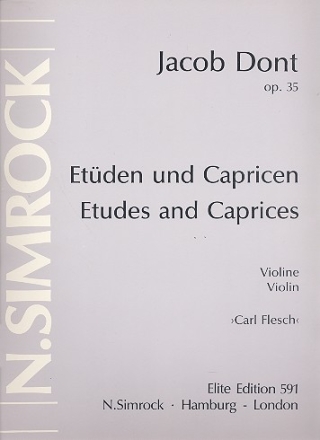 Etden und Capricen op.35 fr Violine