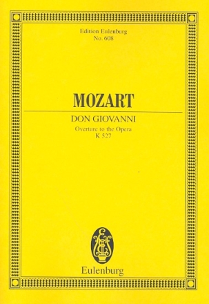 Don Giovanni KV527 - Ouvertre fr Orchester Studienpartitur