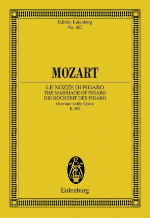 Ouvertre zu Die Hochzeit des Figaro KV492 fr Orchester Studienpartitur