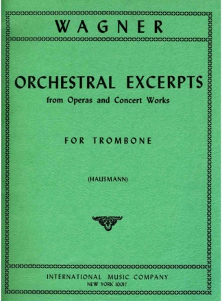 Orchestral Studies for trombone and tuba HAUSMANN, ED