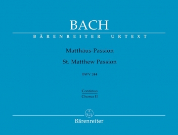 Matthus-Passion BWV244  Continuo Chorus 2 (Cello/Ba/Fagott)