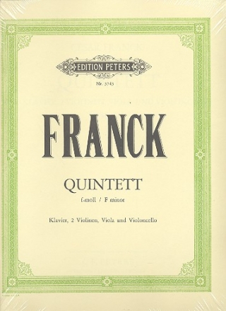 Quintett f-Moll fr Klavier und Streichquartett