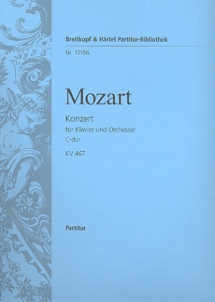 Konzert C-Dur Nr.21 KV467 fr Klavier und Orchester Partitur