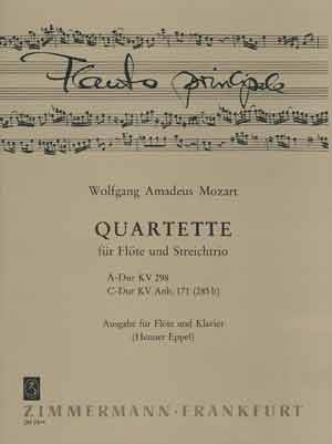 2 Quartette fr Flte und Streichtrio fr Flte und Klavier