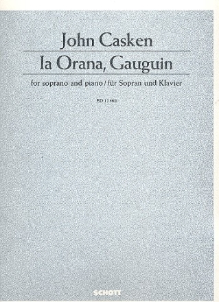 Ia Orana, Gaugin for sopano and piano