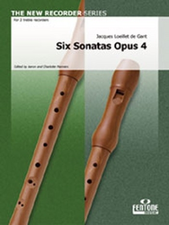 6 Sonatas op.4 vol.1 (nos.1-3) for 2 treble recorders without bass score