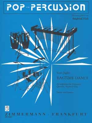 Ragtime dance - A stop time two step fr Percussionquartett Partitur und 4 Stimmen