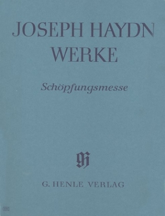 Joseph Haydn Werke Schpfungsmesse Partitur