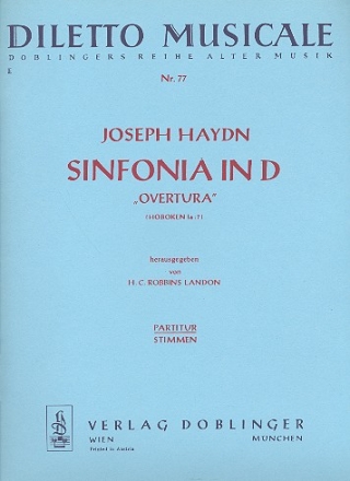 Sinfonie D-Dur Hob.Ia:7 fr Orchester Partitur