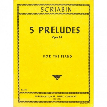 5 preludes op.74 for piano