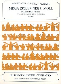 Missa solemnis c-Moll KV139 fr Soli (SATB), chor und Orchester Studienpartitur