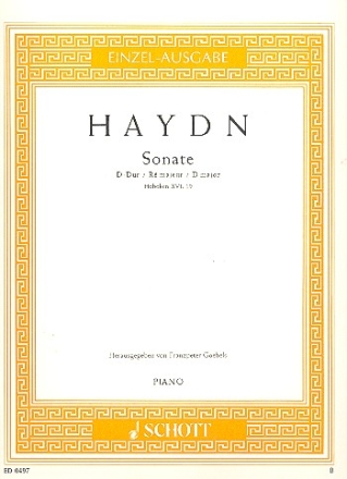 Sonate D-Dur Hob. XVI:19 fr Klavier