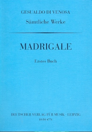 Smtliche Madrigale Band 6  Partitur