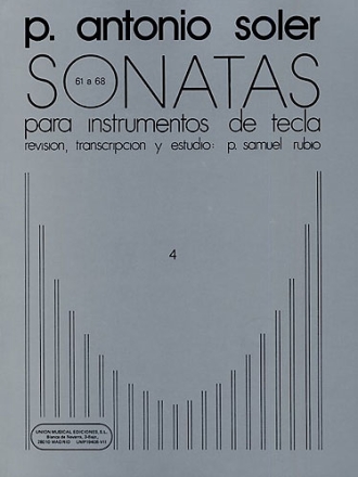 Sonatas vol.4 (nos.61-68) para instrumentos de tecla