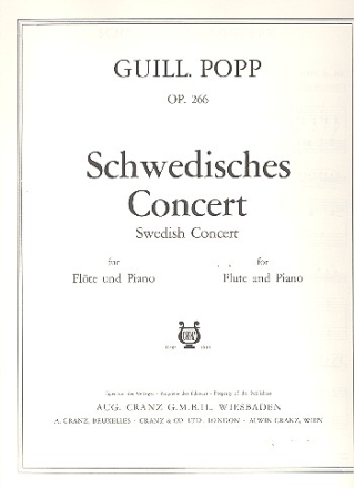 Schwedisches Konzert op.266 fr Flte und Klavier