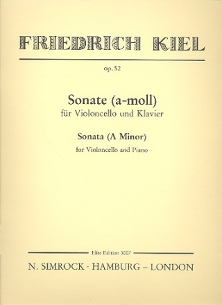 Sonate a-moll op.52 fr Violoncello und Klavier