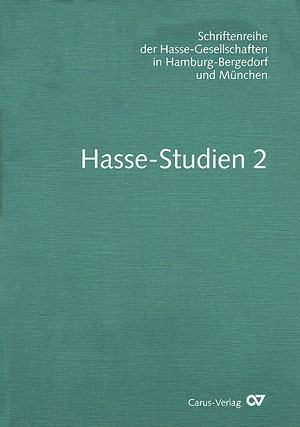 HASSE-STUDIEN BAND 2 (1993) SCHRIFTENREIHE DER HASSE-GESELL- SCHAFTEN IN HAMBURG UND MUENCHEN