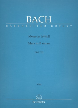 Messe h-Moll BWV232 fr Soli, Chor und Orchester Viola