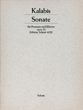 Sonate op. 32 fr Posaune und Klavier