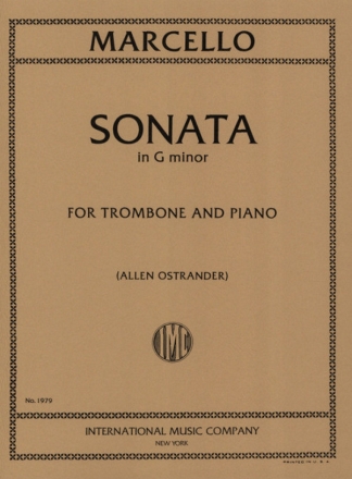 Sonata in g minor for trombone and piano OSTRANDER, A., ED.