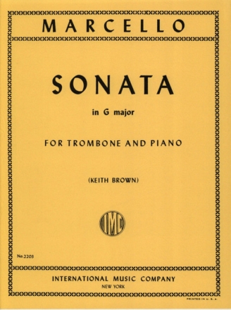 Sonata G major for trombone and piano BROWN, ED.