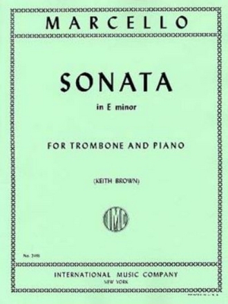 Sonata in e Minor for trombone and piano