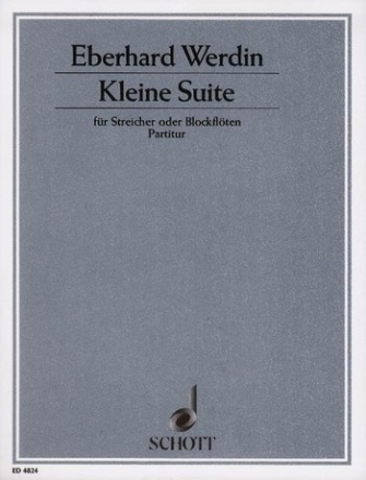 Kleine Suite fr Blockflten oder Streicher Partitur