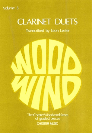 Clarinet duets volume 3 for 2 clarinets