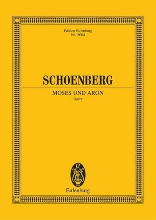 Moses und Aron fr Soli, Chor und Orchester Studienpartitur