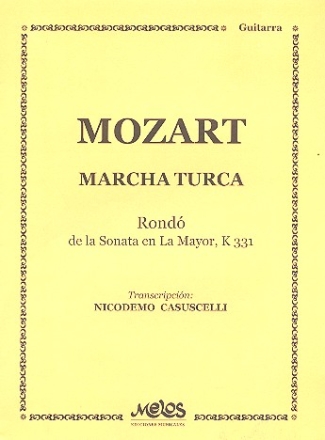 Marcha a la turca Rondo para guitarra