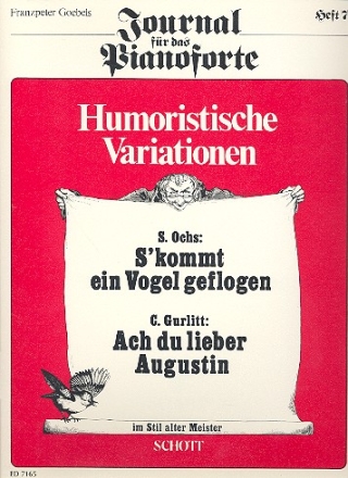 Gurlitt, Cornelius / Ochs, Siegfried: Humoristische Variationen im Sti fr Klavier