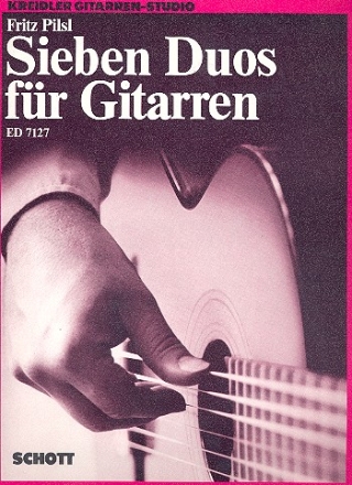 Sieben Duos fr 2 Gitarren Spielpartitur