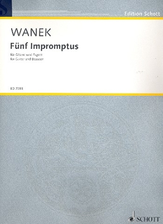 5 Impromptus fr Fagott und Gitarre