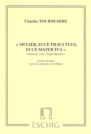 7 chorals poemes pour les 7 paroles du Christ op.67,3 pour orgue