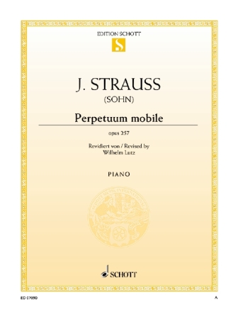 Perpetuum mobile op. 257 fr Klavier Einzelausgabe