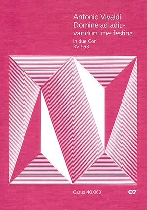 Domine ad adiuvandum me festina RV593 fr Sopran, Doppelchor und Doppelorchester Partitur