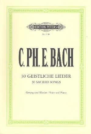 30 geistliche Lieder fr Singstimme und Klavier