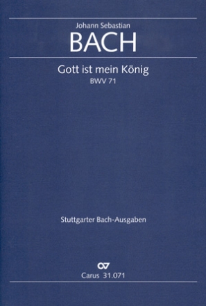 Gott ist mein Knig Kantate Nr.71 BWV71 Partitur (dt/en)