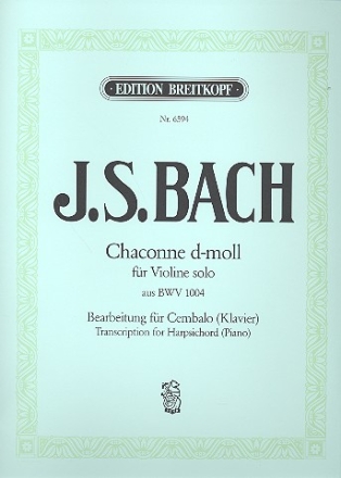 Chaconna d-Moll BWV1004 fr Klavier