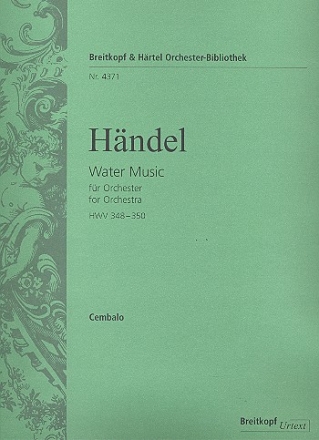 Wassermusik HWV348-350 Concerto grosso F-Dur Nr.25 fr Orchester Cembalo