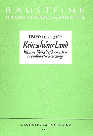 Kein schner Land fr Kinderchor (SMez) mit Blockflten, Violinen und Schlagzeug Sing- und Spielpartitur