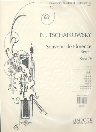Souvenir de Florence op.70 fr Streichsextett Stimmen