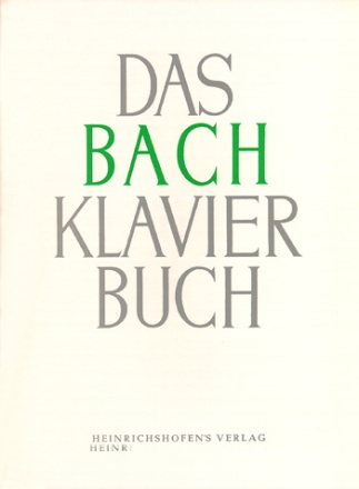 Das Bach Klavierbuch - 50 leichte Stcke fr Klavier