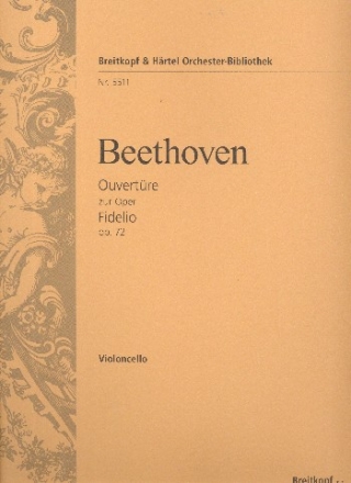 Ouvertre zur Oper Fidelio op.72 fr Orchester Violoncello